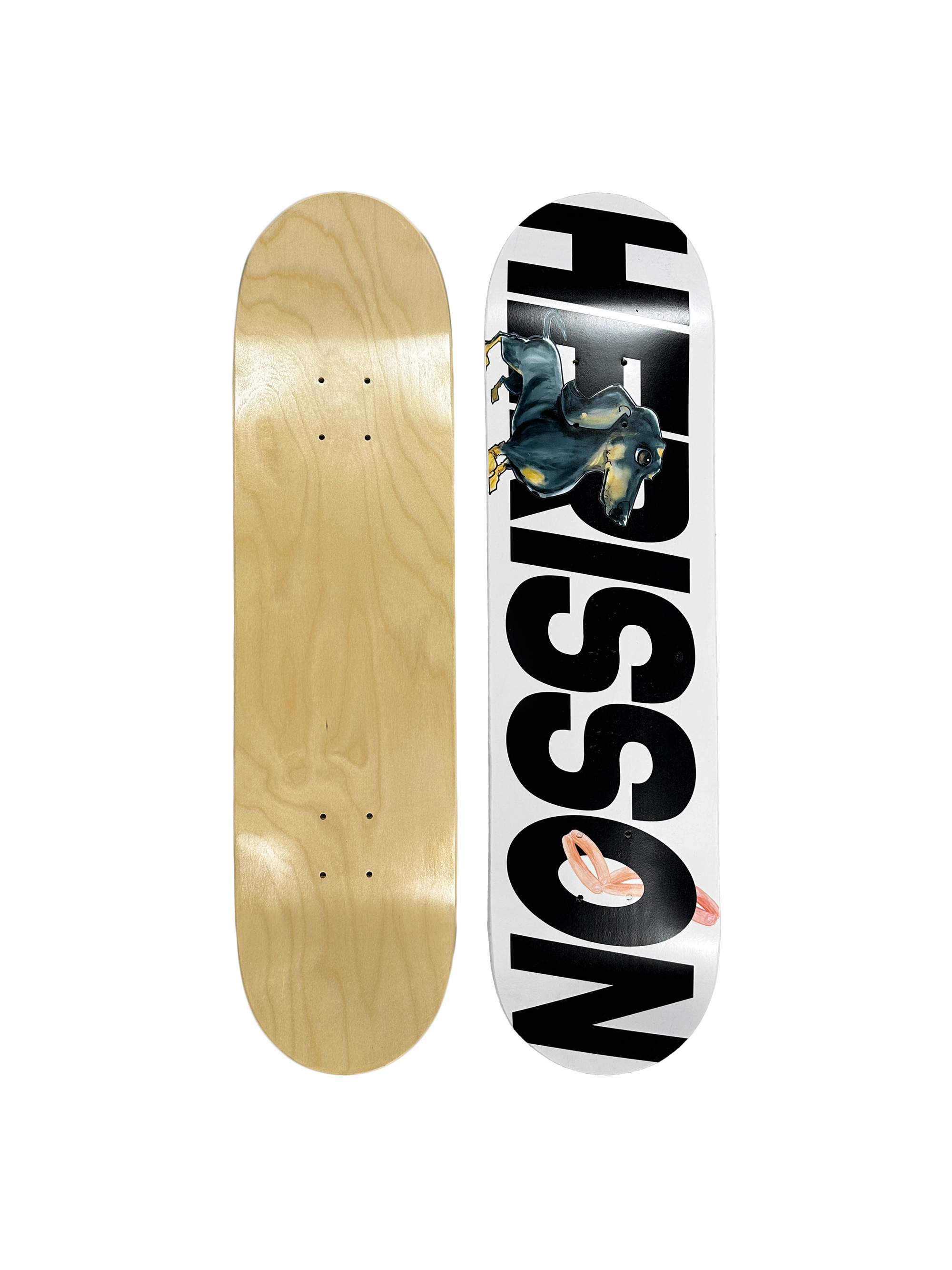 Dackel Skateboard White