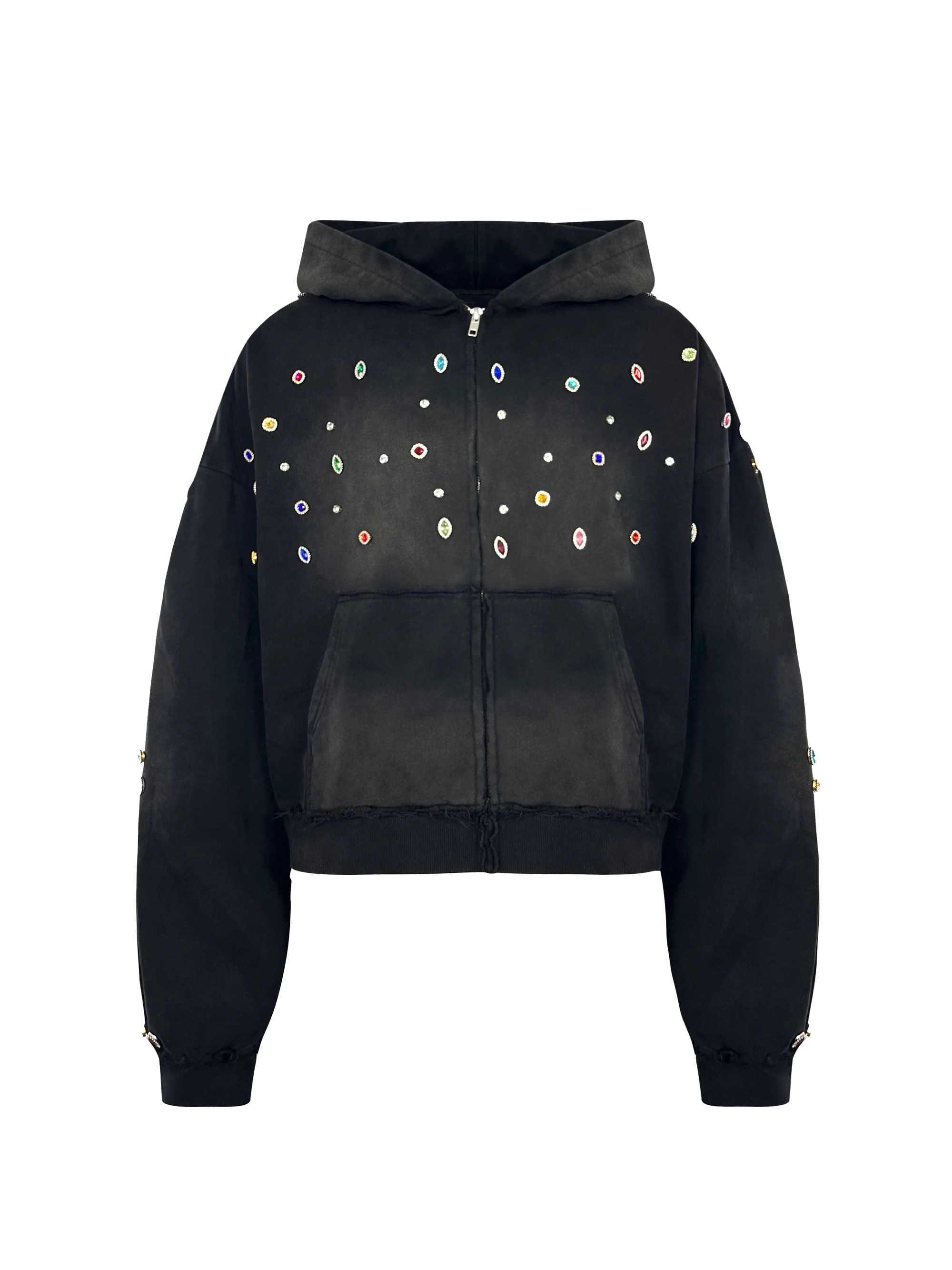 Stone Zip-Hoodie